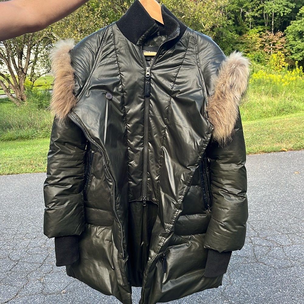 Mackage Hunter Green Women’s Puffer Jacket